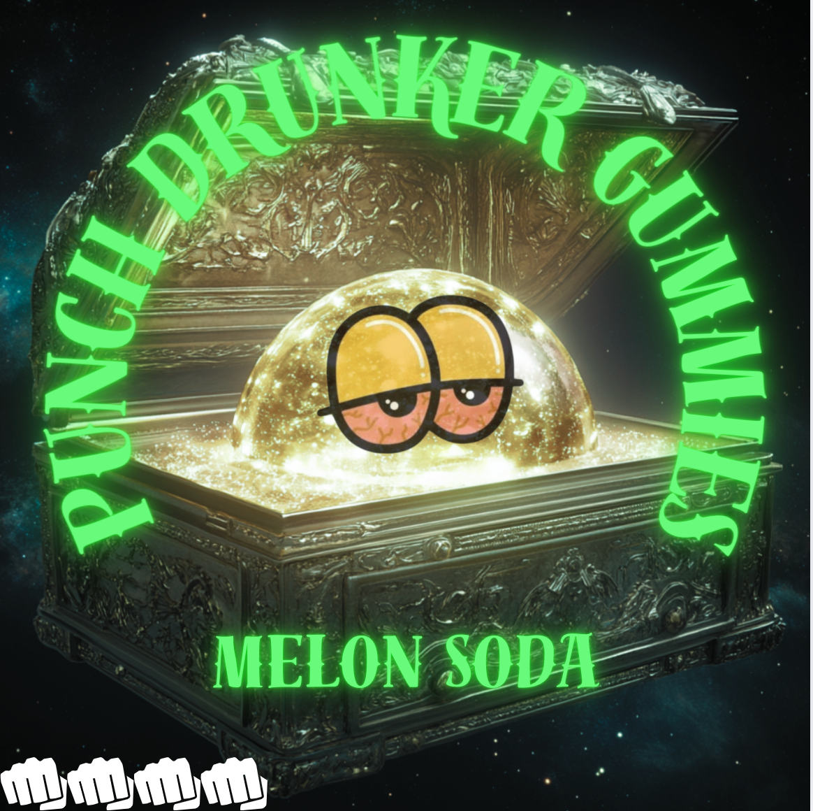 10粒入り:PUNCH DRUNKER GUMMMIES MELON SODA