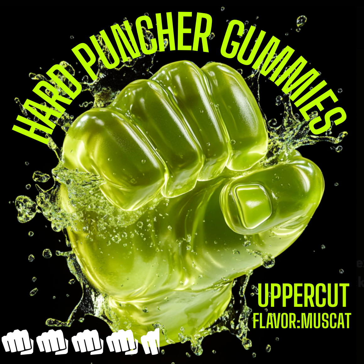 10粒入り:HARD PUNCHER GUMMIES UPPERCUT