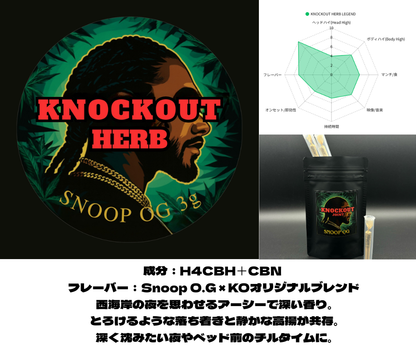 KNOCKOUT HERB LEGEND(3g) H4CBH配合インディカ優勢