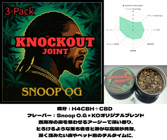 KNOCKOUT HERB LEGEND(3g) H4CBH配合インディカ優勢