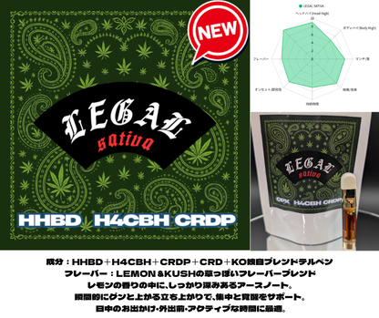 LEGAL SATIVA　　HHBD×H4CBH×CRDP配合リキッド- SATIVA