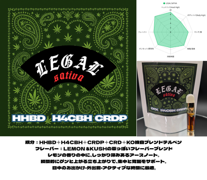 LEGAL SATIVA　HHBD×H4CBH×CRDP配合リキッド- SATIVA